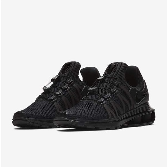 nike shox gravity women's black